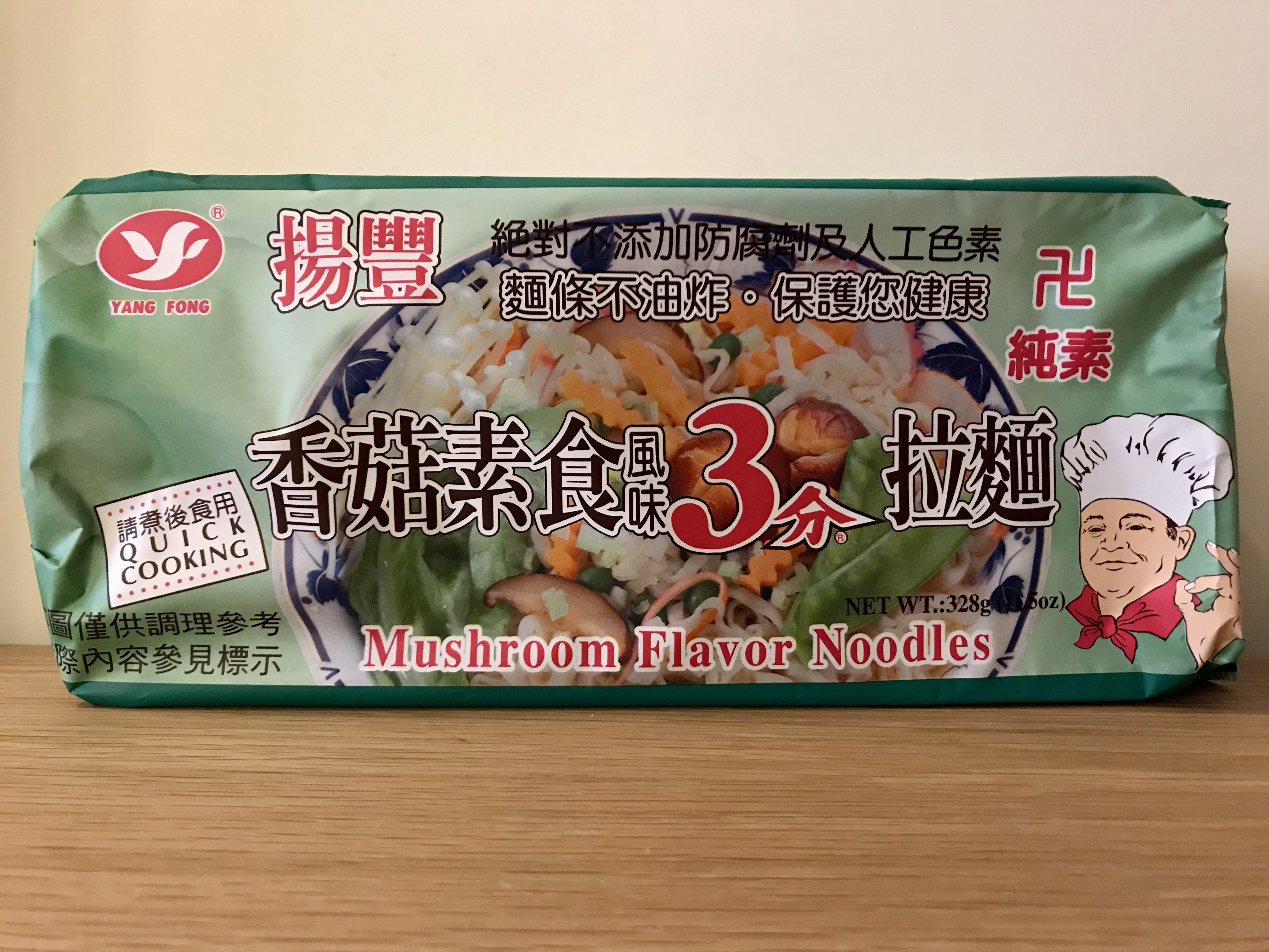 【揚風】香菇3分拉麵65g*4（全素）