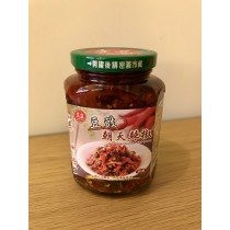 【文霖】豆豉朝天辣椒370g（全素）